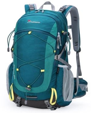 Mountaintop 40 Liter Hiking Backpack Lightweight Travel Backpack - Blue