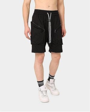 The Anti Order Neo Military Cargo Shorts - Black