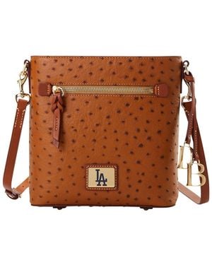 Dooney & Bourke Los Angeles Dodgers Zip Crossbody Purse - Brown