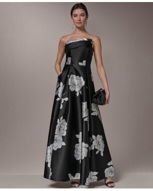 Donna Karan Strapless Ball Gown - Black