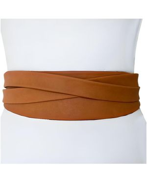 Ada Classic Wrap Belt - White