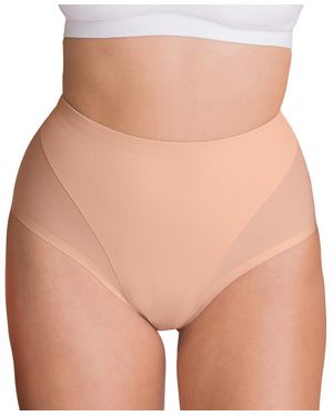 Shapermint Essentials Mesh Shaper Brief 51001 - Brown
