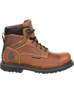 Georgia Boot Georgia Giant Revamp Waterproof Work Boot - Brown