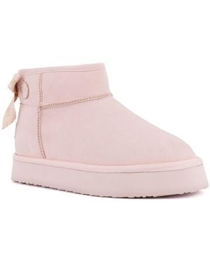 Juicy Couture Olden Mini Platform Cold Weather Booties - Pink