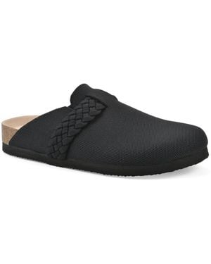 White Mountain Bestie Footbed Mule Clogs - Black