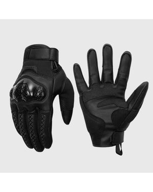 Alpine Swiss Motorcycle Gloves Protective Outdoor Gloves - White