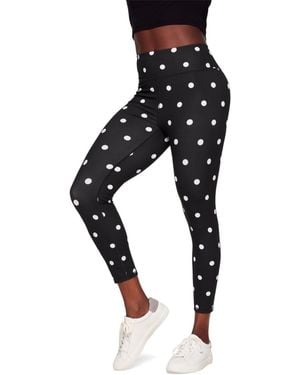 Walkpop Cora Super-soft Printed 7/8 legging - Black