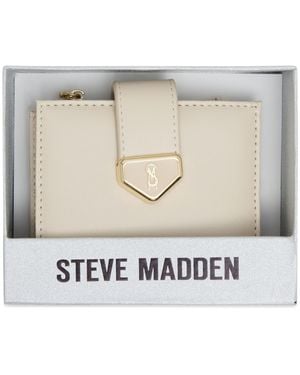 Steve Madden Boxed Bjem Bifold Wallet - Metallic