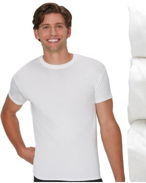 Hanes Ultimate Crewneck Undershirt - White