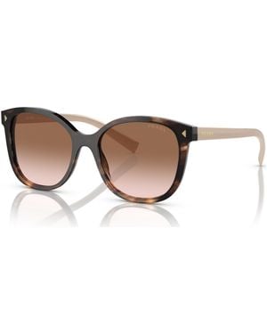 Prada Low Bridge Square Sunglasses - Brown