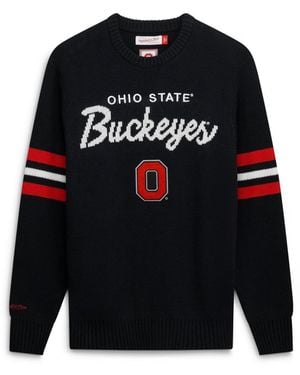 Mitchell & Ness Mitchell Ness Ohio State Buckeyes Head Coach Sweater - Black