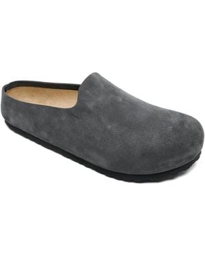 Birkenstock Amsterdam Wrapped Slip-on Suede Clogs From Finish Line - Gray