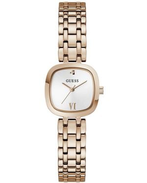 Guess Quartz Rose Gold-tone Stainless Steel Watch 25mm - Metallic