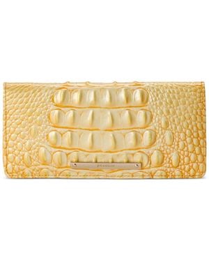 Brahmin Ady Leather Wallet - Metallic