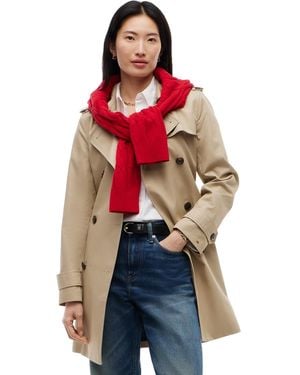 Tommy Hilfiger Double-breasted Belted Trench Coat - Red
