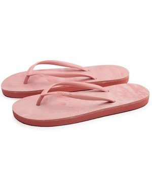feel good Slimz Remix Natural Rubber Flip-flip Thong Sandals - Pink