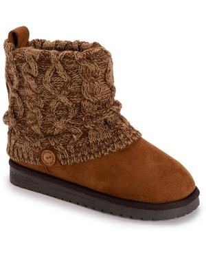 Muk Luks Laurel Boots - Brown