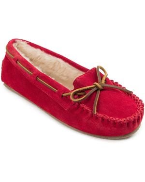 Minnetonka Cally Slippers - Red
