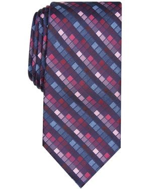 Perry Ellis Canehill Grid Tie - Red