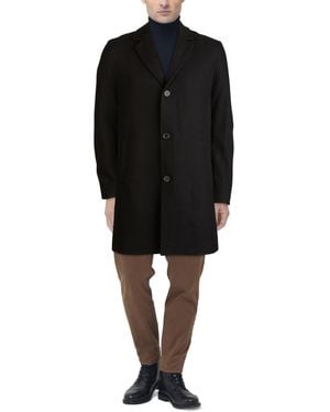 Cole Haan Melton Classic-fit Topcoat - Black