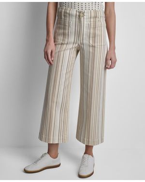 DKNY High-rise Wide-leg Pants - Multicolor