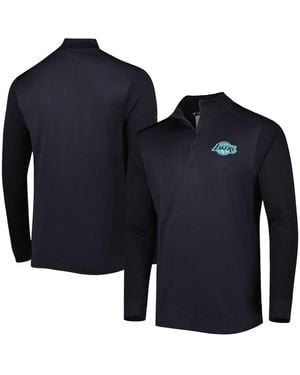 Levelwear Los Angeles Lakers Nano Engineered Knit Fabric Quarter-zip Jacket - Blue