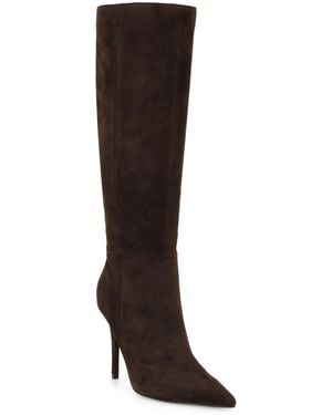 Nine West Cherri Pointed Toe Tall Dress Boots - Brown