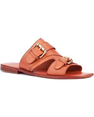 Vintage Foundry . Carmela Flat Sandal - Pink