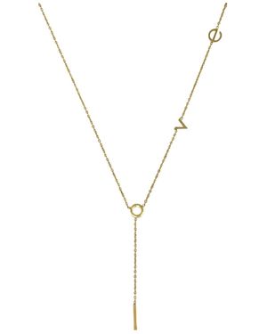 Accessory Concierge Love Y-chain Necklace - Metallic