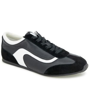 Kenneth Cole Alma Leather Sneaker - Black