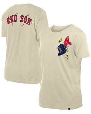 KTZ Boston Red Sox Stars Cap T-shirt - Natural
