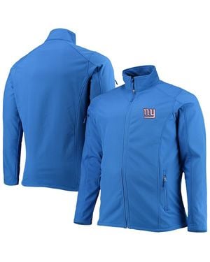 Dunbrooke New York Giants Big And Tall Sonoma Softshell Full-zip Jacket - Blue