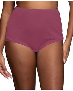Vanity Fair Perfectly Yours Ravissant Nylon Full Brief Underwear 15712 - Purple