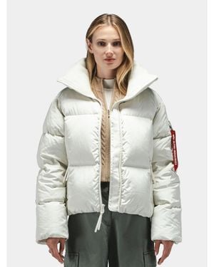 Alpha Industries Sierra Short Puffer W - Natural