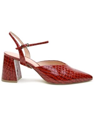Alterre Amal Customizable V Mules - Red