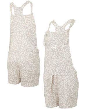 Concepts Sport Houston Astros Montana Hacci Knit Romper Overalls - White