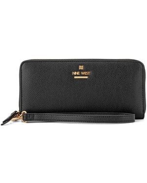 Nine West Luela Zip Around Wristlet - Black