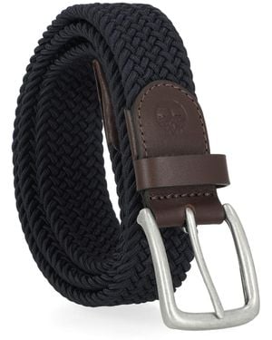 Timberland Braided Stretch Web Belt - Blue