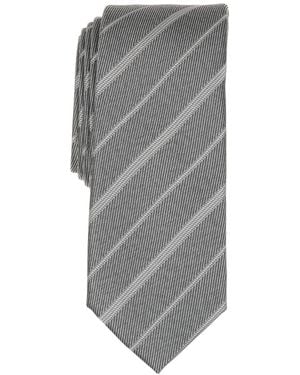 Alfani Braden Stripe Tie - Gray