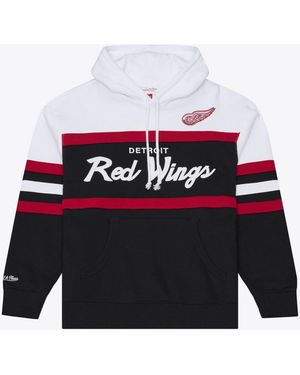 Mitchell & Ness Detroit Red Wings Head Coach Fleece-lined Hoodie