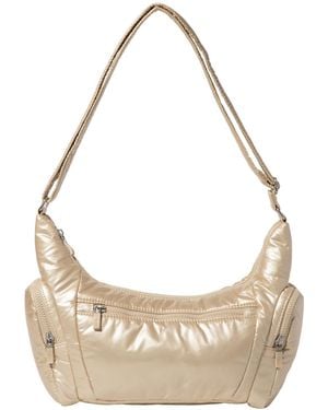 Baggallini Large Size Banana Sling Bag - Metallic