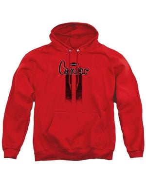Corvette Camaro Stripes Pullover Hoodie - Red