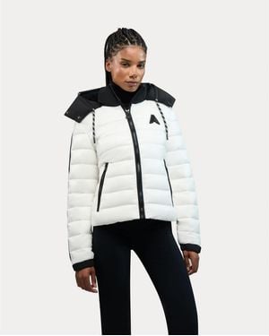 Alpenhaus Rousset Lightweight Cinched Puffer Jacket - White