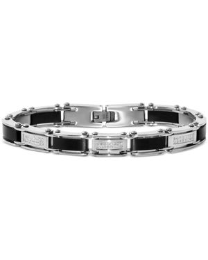 Macy's Diamond Link Bracelet (1/4 Ct. T.w. - Black