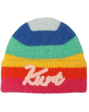 Kurt Geiger Kurt Geiger Colorblock Cuff Knit Hat - Multicolor