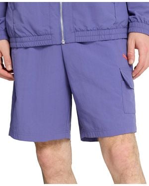 PUMA Woven Cargo Shorts - Blue