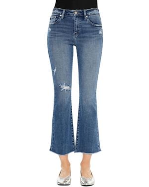 KanCan Essentials Honey High Rise Cropped Bootcut Jeans - Blue