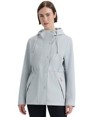 HUNTER Rubberized Anorak Coat - Gray