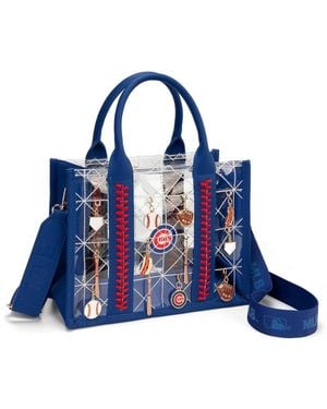 Montana West Chicago Cubs Charmed Whipstitch Tote - Blue
