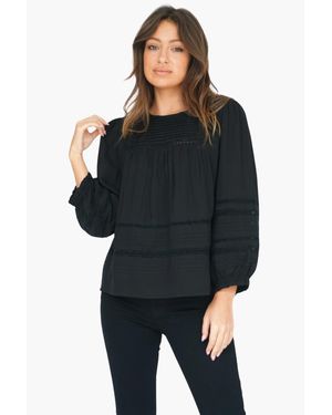Paneros Clothing Cotton Dawn Blouse - Black